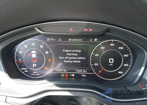 2017 Audi A4 2.0T Season Of Audi Premium из США, поврежденный, VIN WAUDNAF44HN052102